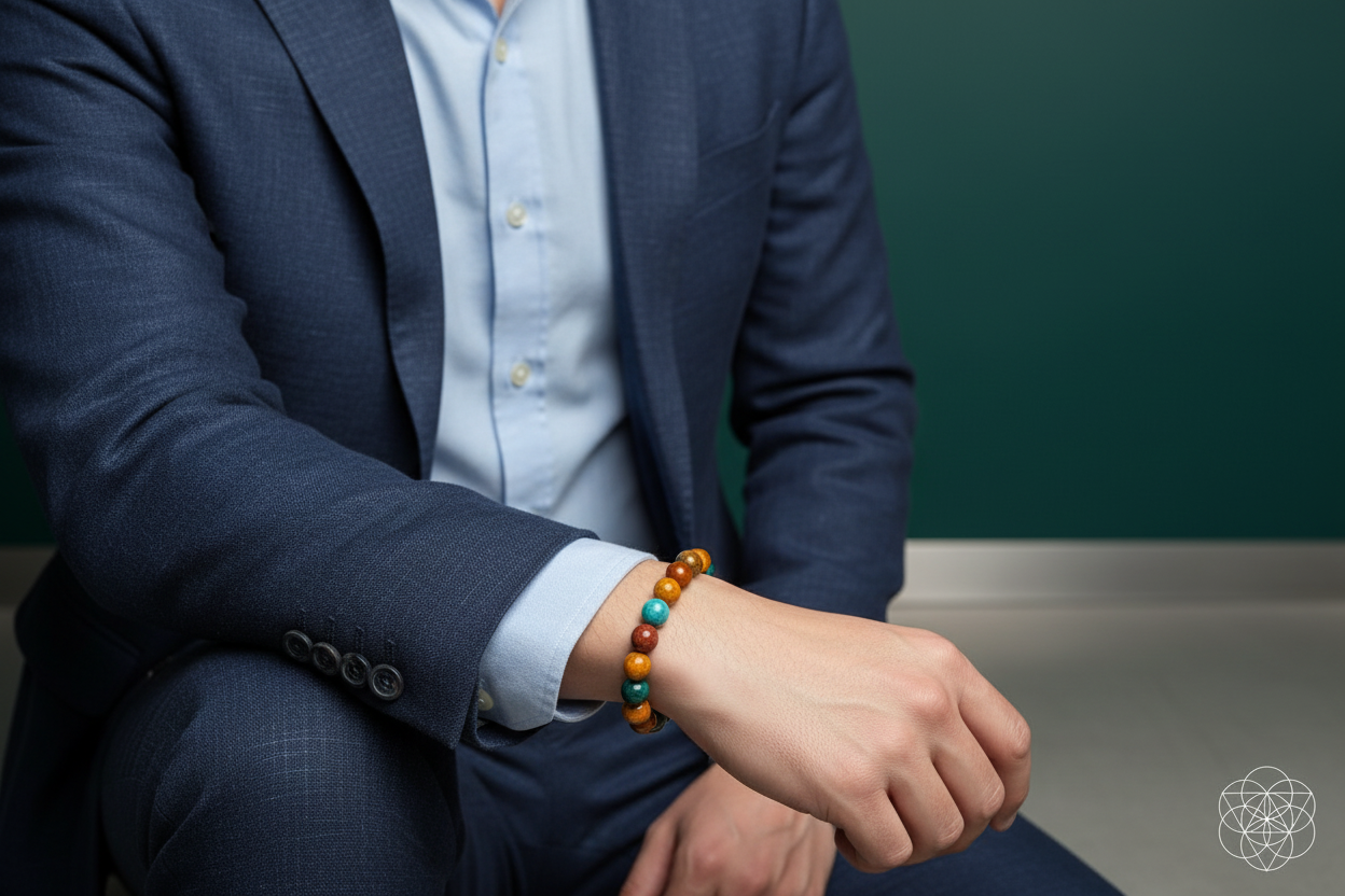 Quiet My Mind – Ocean Jasper Bracelet