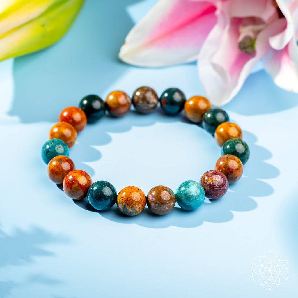 Quiet My Mind – Ocean Jasper Bracelet
