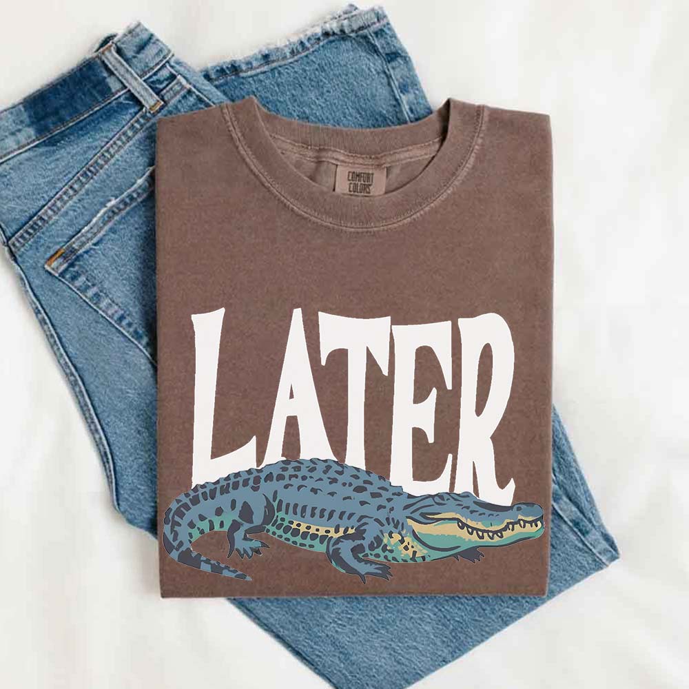 Comfort Colors Later Gator Vintage 90s T-Shirt