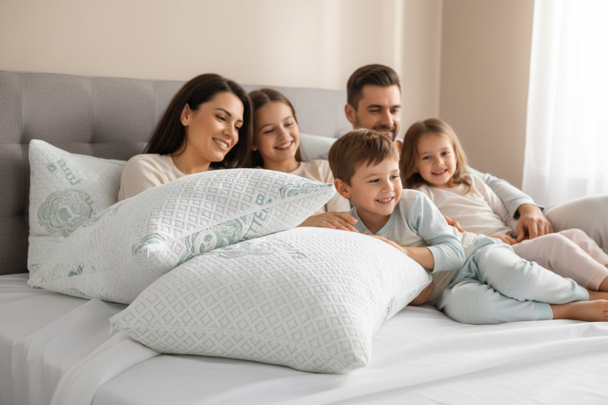 Adjustable Bamboo Cooling Pillow | Bed Pillows