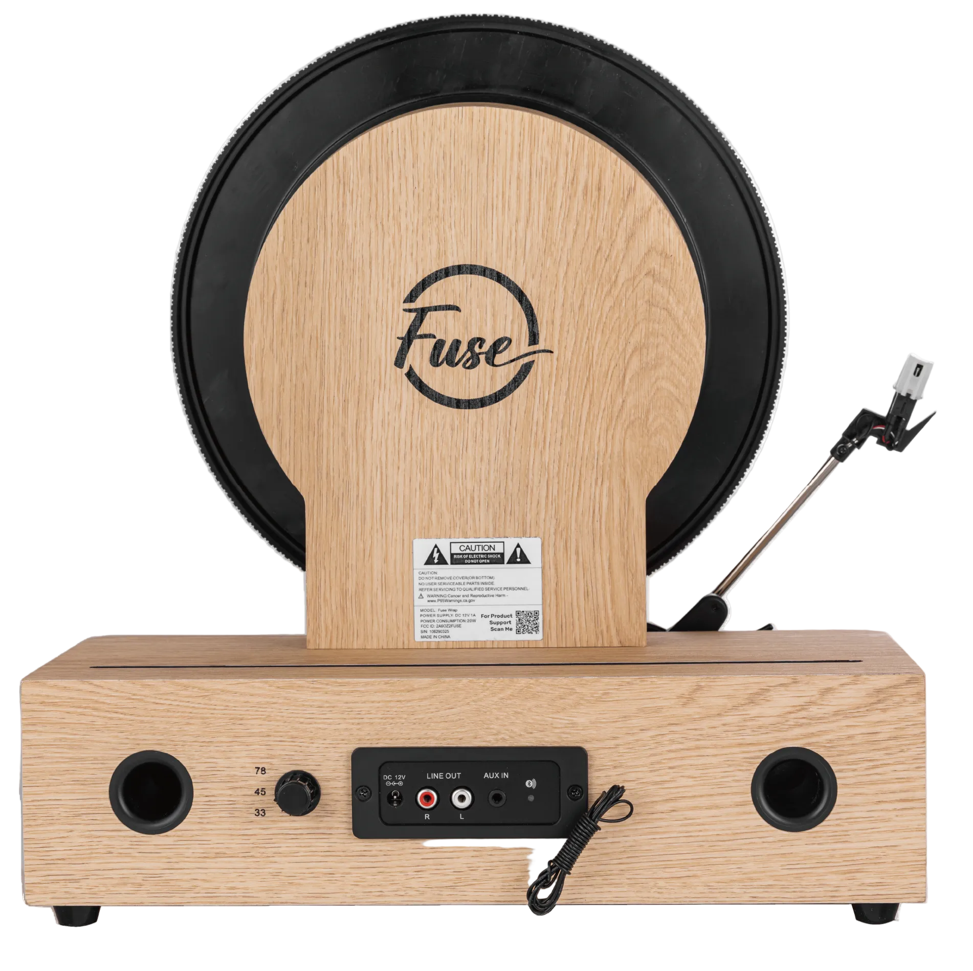Fuse Wrap Vertical Vinyl Record Player