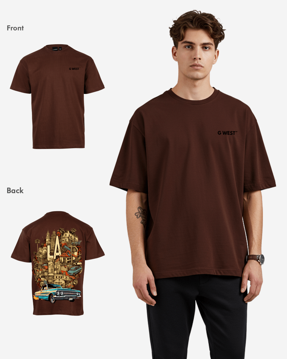 G-West G West La Culture Oversized T Shirt Mens