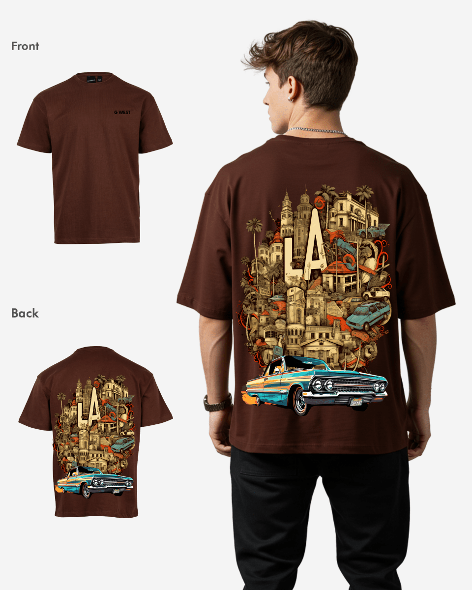 G-West G West La Culture Oversized T Shirt Mens
